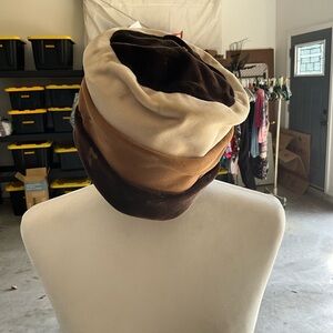 Multicolor Velvet Vintage Hat.